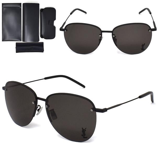サンローラン SAINT LAURENT サングラス アジアンフィット UVカット SL 328KM 001 メンズ レディース ユニセックス ブラックサングラス SAINT LAURENT サンローラン サングラス SL 328/KM 001 アジアン