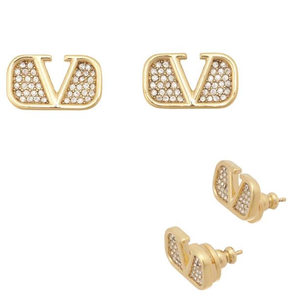 VALENTINO ヴァレンティノ ピアス 1W2J0R38 YCW MH5 Vロゴ 