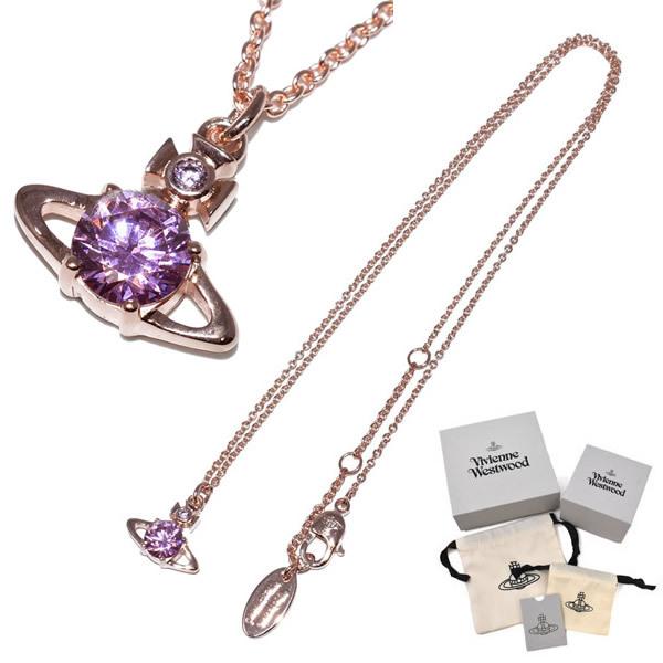 Vivienne Westwoodヴィヴィアンレイナピンクゴールドネックレス