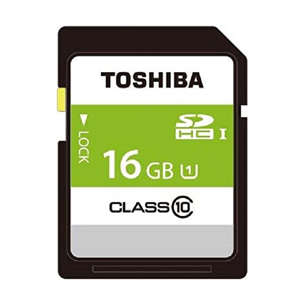 TOSHIBA SDHCカード 16GB Class10 UHS-I対応 (最大転送速度40MB/s) SDAR40N16G