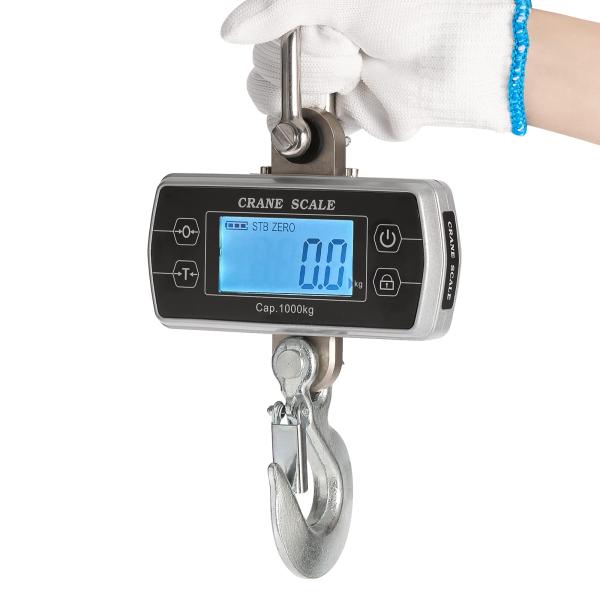 Bonvoisin デジタル吊りはかり クレーンスケール 1000KG 乾電池式（電池別売り）