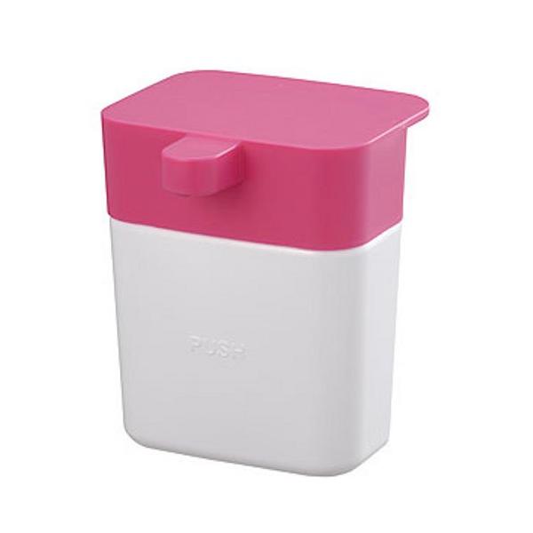SANEI シンクのディスペンサー 食器洗剤入れ 浮かす収納 ワンプッシュ ピンク PW
