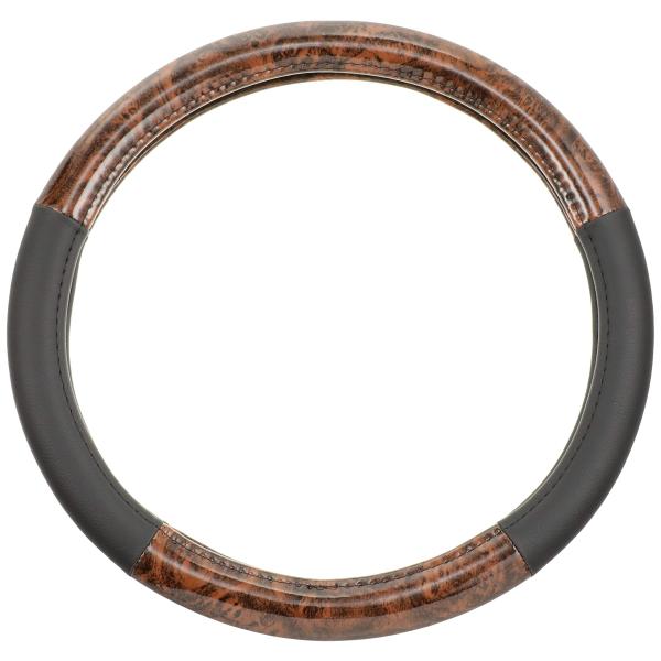 ボンフォーム(BONFORM) ハンドルカバー シンプルウッド 軽/普通車 ステアリング