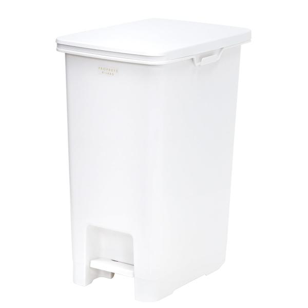 他サイト： 天馬 ペダル式 ゴミ箱 フタ キャスター付き 30L ホワイト ELP-PP30 PROPRET〓×e-の商品画像
