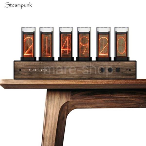 Handmade Nixie Tube Clock 6x In 14 手作り ニキシー管時計 れる 置き時計 グローチューブ時計 Ledデジタル時計 ホリデー 新築祝 Suuryou Ha Ooi からくり時計 Padelnostro It