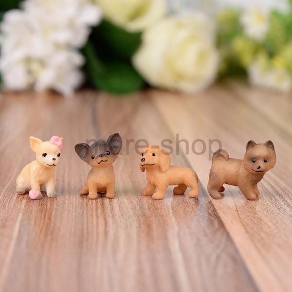 オンライン限定商品 花 ガーデニング テラリウム ミニチュア フィギュア 犬 飾り 癒やし 16匹セット ガーデニング用品 Aynaelda Com