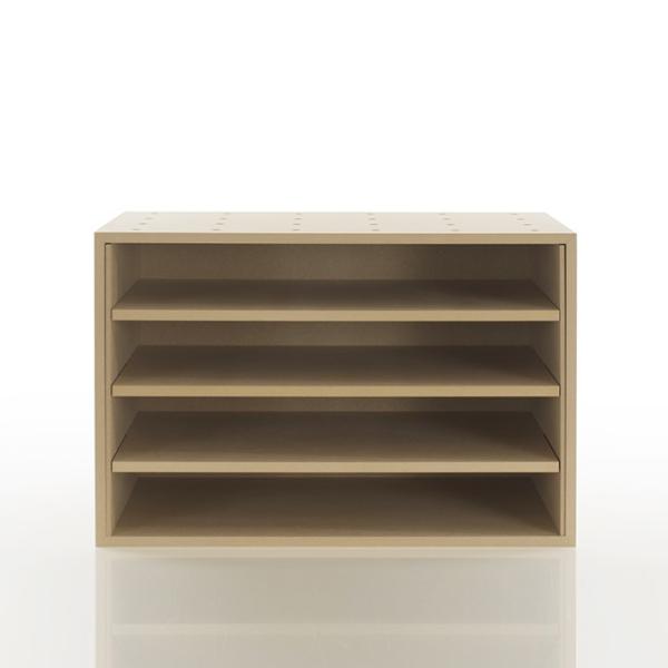 ラック 棚 木製 オフィス収納 A3のファイル棚 書類ラック 収納ボックス 木製 box おしゃれ BLC12G本棚 壁面収納家具
