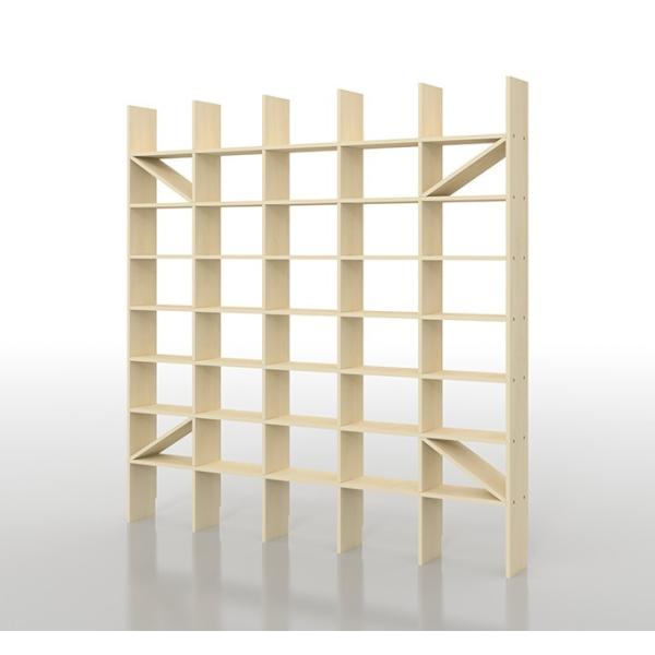 書棚 本棚 コミック 大量 収納 ディスプレイ ディスプレイ コミック本棚 壁面書棚 収納 漫画収納 漫画収納 薄型 梁下まで 天井突っ張り 縦8コマ 横5コマ 奥行き18cm Slf Lr 1800 1800 Ex 本棚 壁面収納家具マルゲリータ