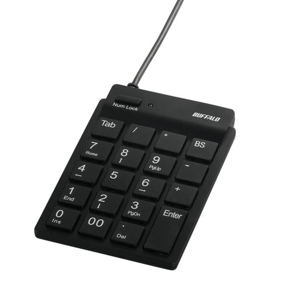 バッファロー テンキー Tabキー付き ブラック BSTK11BK