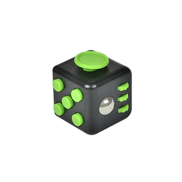 HelloGO フィジェットキューブ サイコロキューブ ストレス解消キューブ 6in1 リリーフ 手持ち無沙汰を解消する玩具 おもちゃ 気分転換 プレ