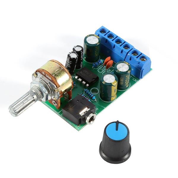 アンプボード DC1.8-12V TDA2822M アンプ 2チャンネルステレオ デジタル パワーアンプモジュール 3.5mm AUXオーディオ アン