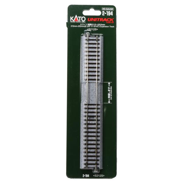 KATO HOゲージ HOユニトラック スライド線路212〜252mm 2-194 鉄道模型用品