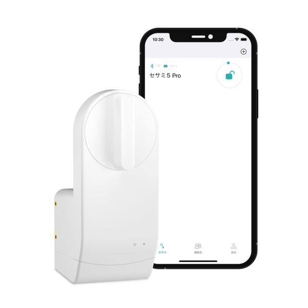 他サイト： キャンディハウス(Candy House) セサミ5 Pro スマートロック ホワイト 後付け型 オフィス 店舗 玄関 オートロック 高性能の商品画像