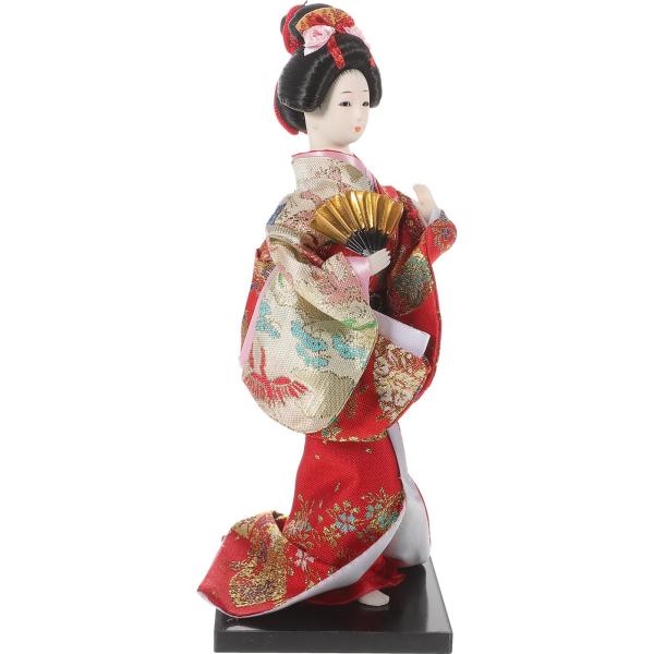 TOYMYTOY 日本スタイル 芸者人形 着物ドール 10.63インチ デスクトップ装飾 和風インテリア 日本土産 贈り物向け