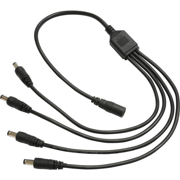Kaito Denshi(海渡電子) DC電源 分岐ケーブル 大電流用 外径5.5mm 内径2.1mm 最大電流14A(メス側) 最大電流3.5A(オ