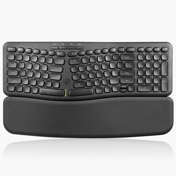 Perixx PERIBOARD-636BUS ワイヤレスエルゴノミクス英語配列キーボード