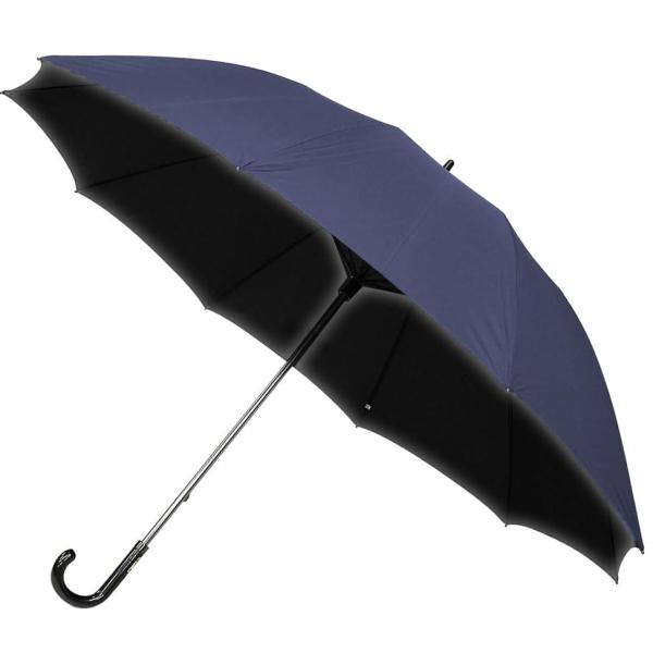 長傘 日傘 晴雨兼用 メンズ 大きい 親骨 80cm 内側コーティング UV99.9％カット 一級遮光 UPF50＋ 遮熱 多骨タイプ 二人でも入れる