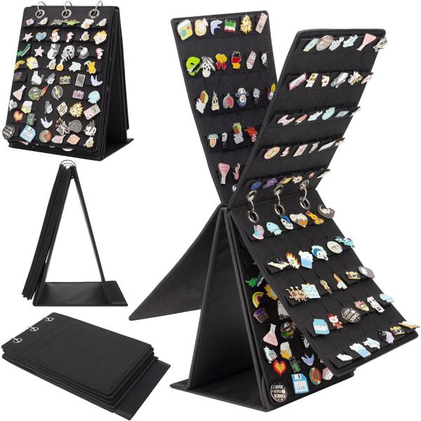 ピンバッジ 収納 ファイル 缶バッチ ピンディスプレイホルダー 缶