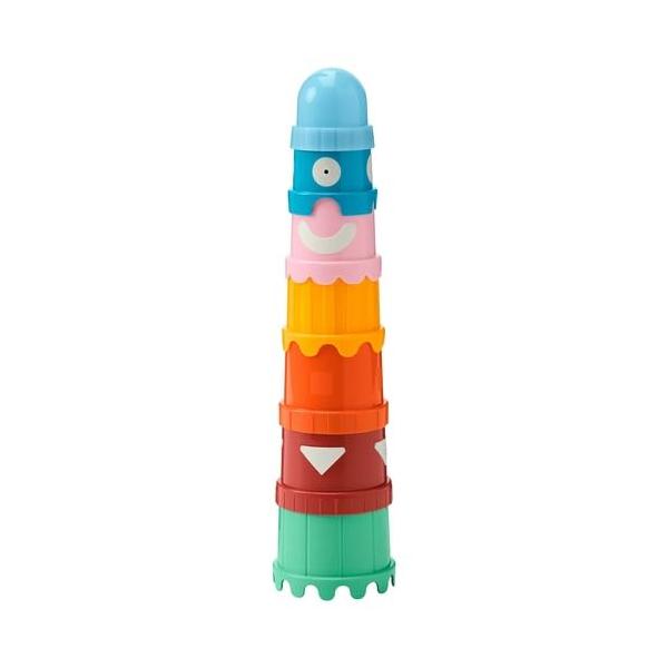 IKEA イケア つみ重ねカップ マルチカラー m40513885 UPPSTA ウップストー