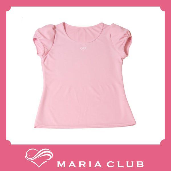 テニスウェア レディース パフスリーブtシャツ 半袖 ピンク かわいい キュートライン おしゃれ スポーツウェア A Maria Club Yahoo 店 通販 Yahoo ショッピング