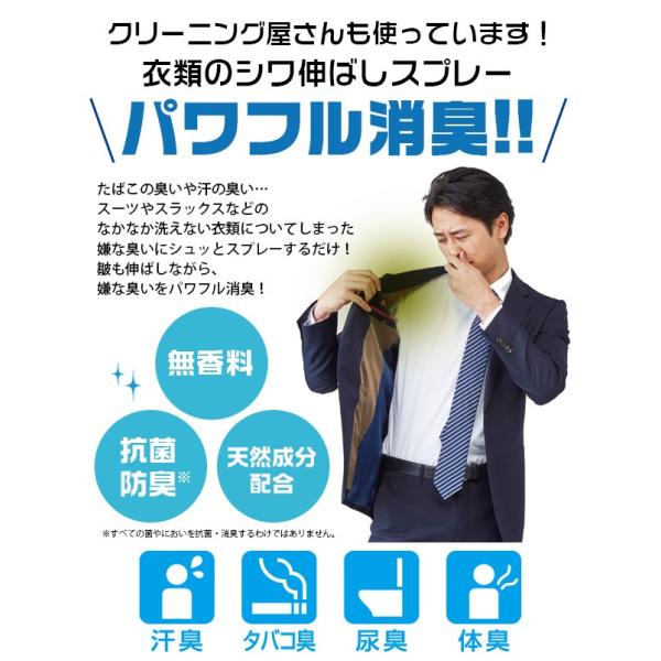 シワ伸ばし シワ取り スプレー 業務用 衣類用 ワイシャツ 洋服 消臭 抗菌 無香料 300ml 日本製 Buyee Buyee Japanese Proxy Service Buy From Japan Bot Online