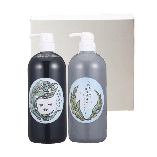 利尻こんぶ海洋深層水 シャンプー トリートメントセット各700ml お歳暮 お中元 プレゼントに 美髪 頭皮ケア 白髪予防 癒しビューティーmarigold 通販 Yahoo ショッピング
