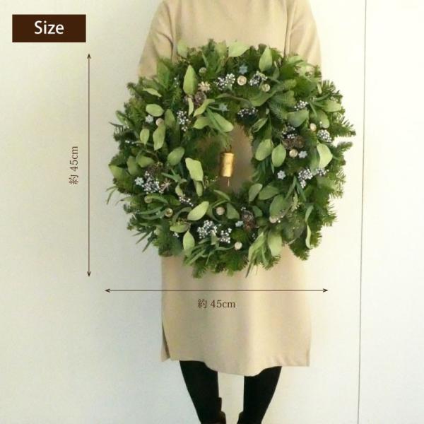 クリスマス ナチュラル リース 玄関 北欧 ユーカリ オレゴン カウベル フレッシュリース 45cm 大きい 玄関飾り 手作り おしゃれ プレゼント ギフト Buyee Buyee Japanese Proxy Service Buy From Japan Bot Online