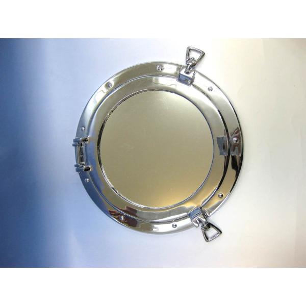 インテリア　マリン時計、船舶窓ミラー、イカリ4点セット　年代物 インテリア マリン時計、船舶窓ミラー、イカリ4点セット 年代物