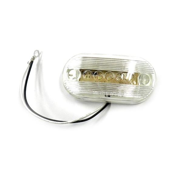 ■本体サイズ：縦52mm　横101mm　厚み27mm ■取りつけ穴：穴芯間75mm、穴サイズ：5mm●LED製のトレーラー用バックランプです。完全防水ではありません。※こちらの商品は取り寄せ送料がかかるため、特別送料をいただいております。予...