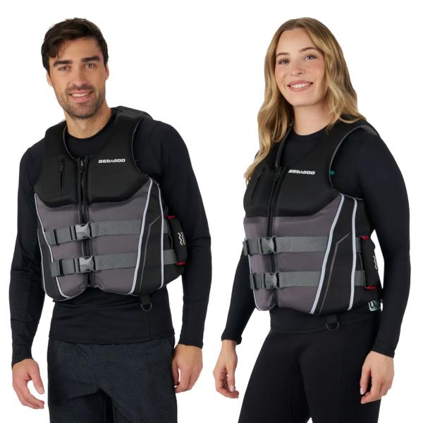 SEA-DOO（シードゥ）ライフジャケット  ネオプレン（ユニセックス）Wave Grip PFD（ブラック）＃287029 JCI認定型（PWC）
