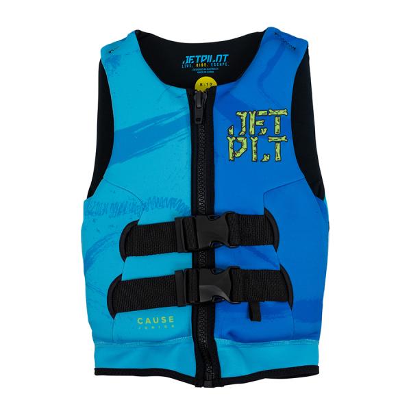 JETPILOT（ジェットパイロット）THE CAUSE SHARK F/E KIDS NEO VEST（JA20211）BLUE/ROYAL ユース　ライフジャケット  子供*セール品*返品不可