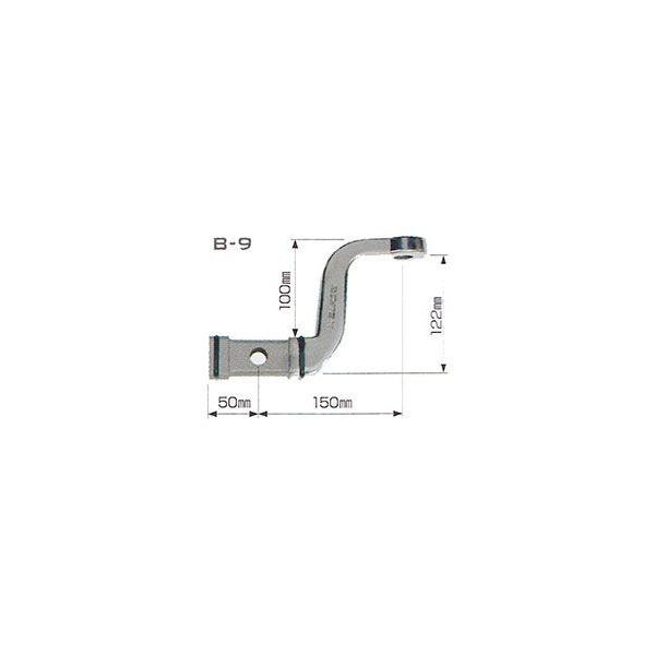 SOREX （ソレックス）ステンレスヒッチボールマウントB-9※取り寄せ送料 