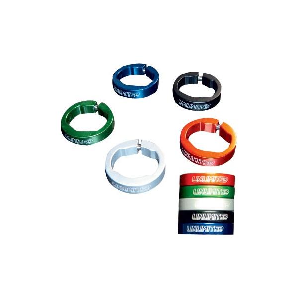 【対応】UNLIMITEDロックオングリップシリーズ　　　　※ODIグリップ、他メーカーには取付不可【材質】アルミ製【入数】2個●UNLIMITED　ロックグリップ用オプションロックリングです。●スロットルレバーやハンドルバーのカラーに合わ...