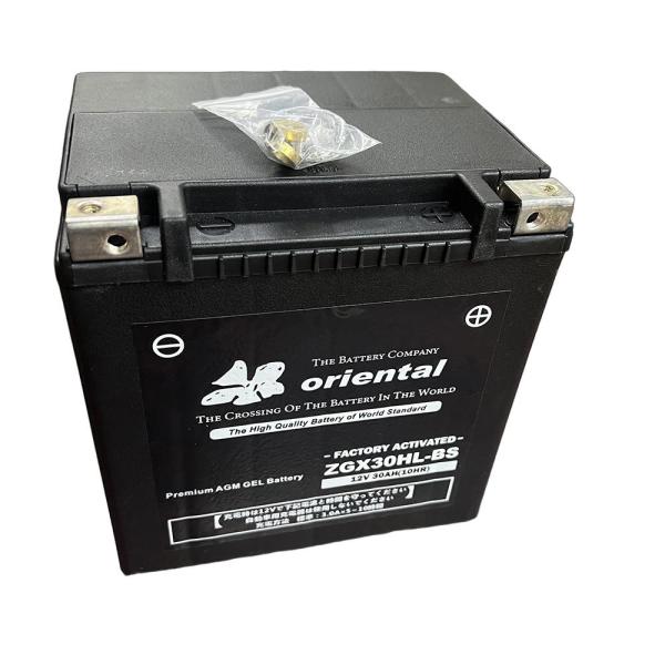 ORIENTAL（オリエンタル） バッテリー ZGX30HL-BS ゲル密閉型 ハーレー