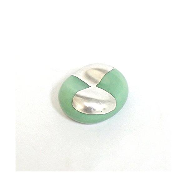 箸置き　豆型　銀市松 