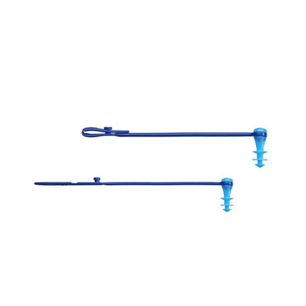 【品番】VA1201-BL【素材】シリコーン【サイズ】パッケージサイズ：H145×W96×D13mm（フックを含む）【商品詳細情報】2通りの付け方が可能なシリコーン製コード付き耳栓。コードをゴーグルに簡単装着。耳から外れてもコード付きだから...