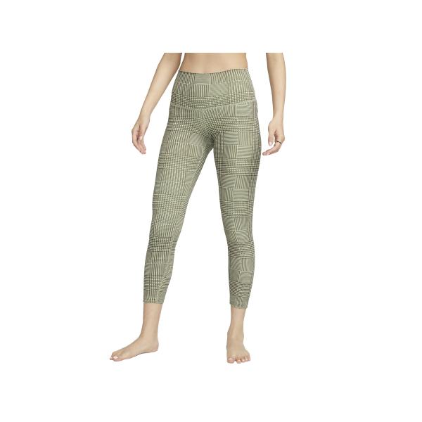 ナイキ NIKE ヨガ Dri-FIT ハイウエスト 7/8 レギンス レディース カーキ 枯草色 スポーツ フィットネス タイツ スパッツ FB4627-222