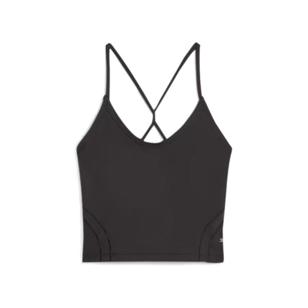 プーマ PUMA ヨガ ULTRABARE クロップトップ レディース オールシーズン ブラック 黒 スポーツ フィットネス スポーツブラ ブラトップ 524601-01