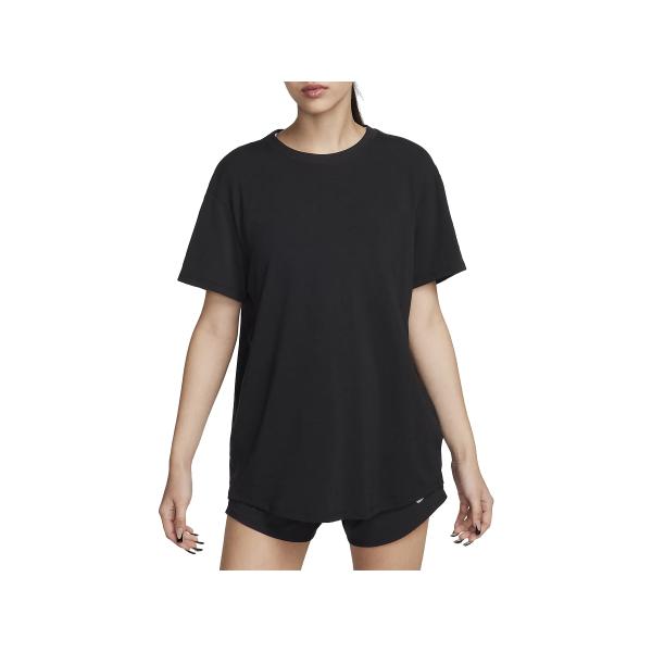 ナイキ NIKE Dri-FIT ワン リラックスド ショートスリーブ トップ レディース 春 夏 ブラック 黒 スポーツ フィットネス 半袖 Tシャツ FN2815-010