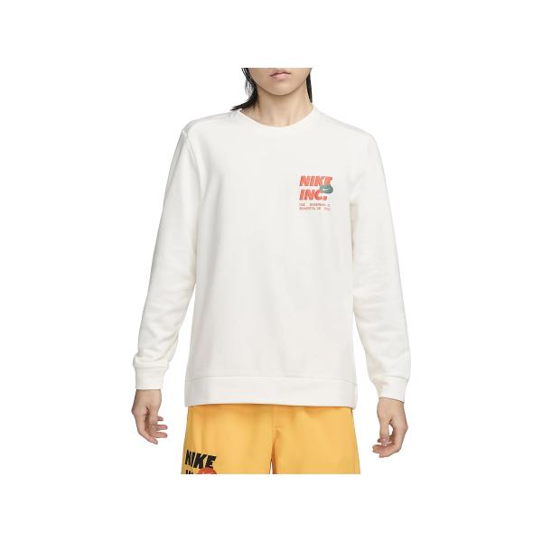 ナイキ NIKE Dri-FIT フリース ロングスリーブ フィットネス クルー メンズ 春 秋 冬 ホワイト 白 スポーツ トレーニング 長袖 Tシャツ FN3991-133