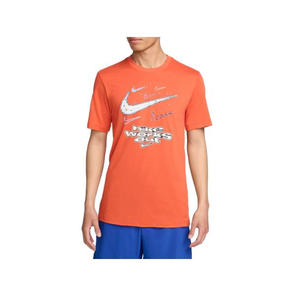 NIKE ナイキ Dri-FIT Tシャツ メンズ 春 夏 オレンジ 橙