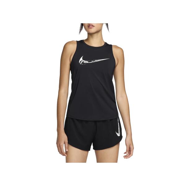 ナイキ NIKE Dri-FIT ワン グラフィック ランニングタンクトップ レディース 春 夏 ブラック 黒 スポーツ フィットネス タンクトップ FV6377-010