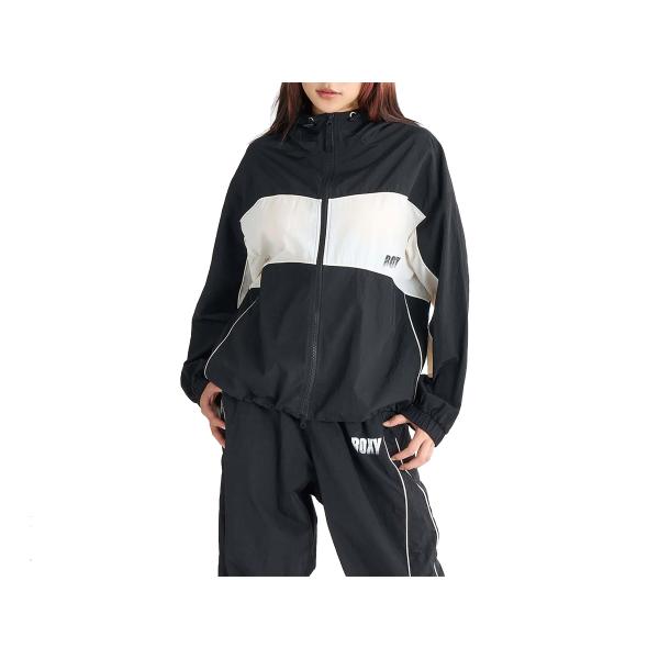 ロキシー ROXY HEARTBEAT 2 DA BEAT ハートビート 2 ダ ビート ジャケット レディース 撥水 ブラック 黒 スポーツ フィットネス パーカー ジャケット RJK251541-BLK ROXY（ロキシー） ROXY HEARTBEAT 2 DA BEAT ハートビート 2 ダ ビート