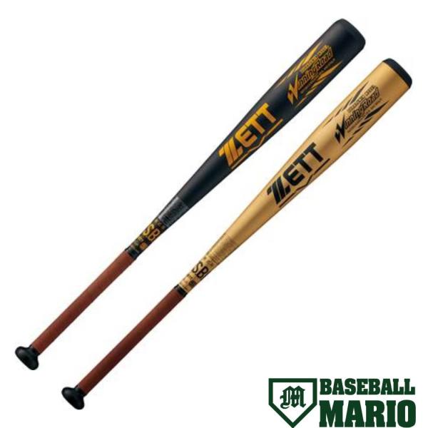 ゼット ZETT WINNINGROAD ウイニングロード 軟式用 金属製バット 83cm 84cm 一般 ブラック ゴールド 野球 軟式 バット アルミバット ベースボールマリオ BAT35513 BAT35514 ゼット（ZETT） ZETT WINNINGROAD ウイニングロード 軟式用 金属製