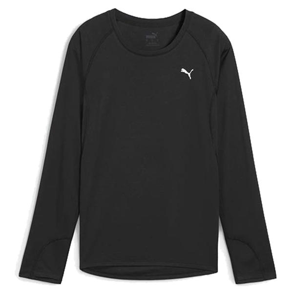 プーマ PUMA RUN VELOCITY ラン ベロシティ ロングスリーブ Tシャツ レディース 春 秋 冬 ブラック 黒 スポーツ フィットネス 長袖 Tシャツ 527276-01