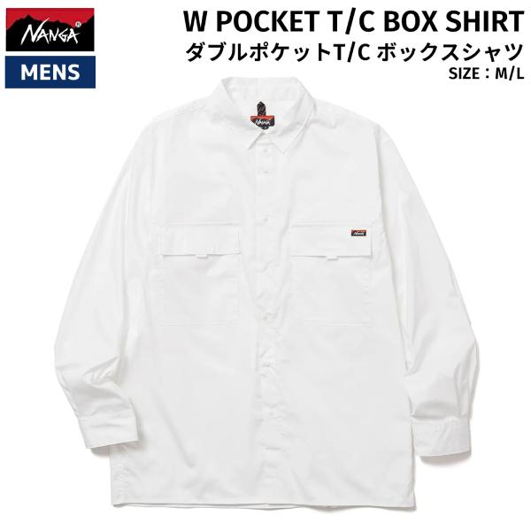 NANGA（ナンガ） NANGA W POCKET T/C BOX SHIRT ダブルポケットT/C