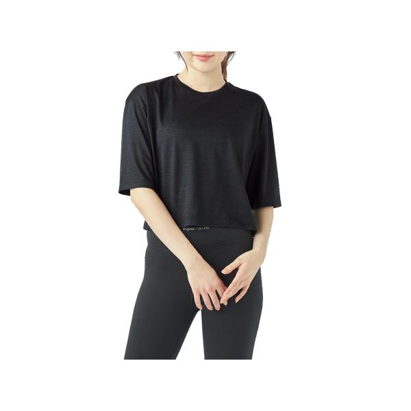 SN super.natural スーパーナチュラル エスエヌ クロップド Tシャツ