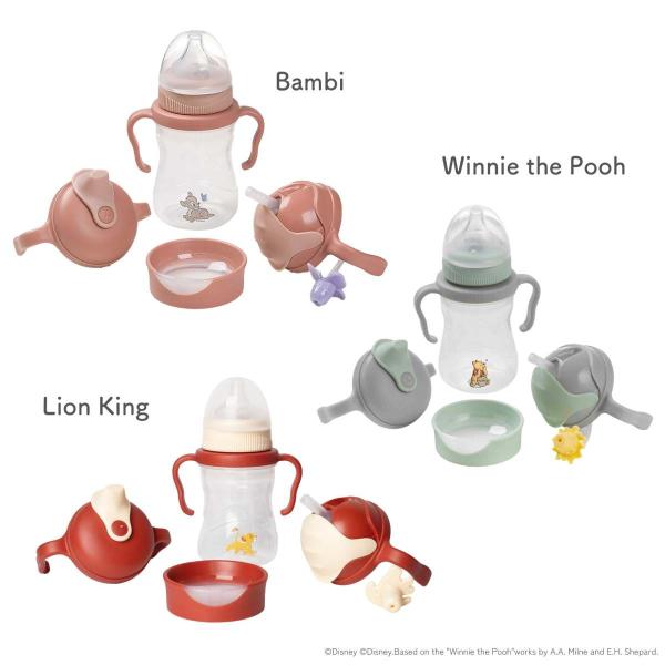 ビーボックス b.box Disney Transition value pack ステップアップマグパック Bambi バンビ ストローマグ スパウト 240ml ラッピング無料 送料無料