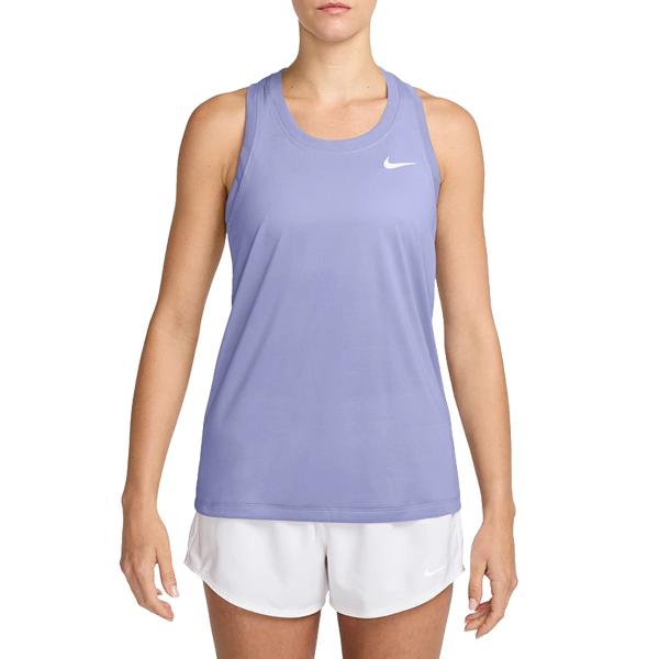 ナイキ NIKE Dri-FIT レーサーバック タンクトップ レディース 春 夏 パープル 紫 スポーツ フィットネス タンクトップ DX0707-533
