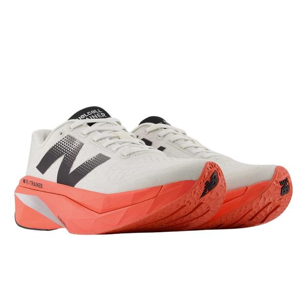 New Balance FuelCell Trainer ホワイト/オレンジ New Balance（ニューバランス） NEW BALANCE FuelCell SuperComp